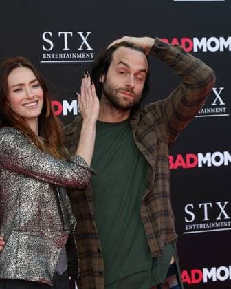 LOS ANGELES - JUL 26: Cassi Colvin, Chris D Elia at the Bad Moms Los Angeles Premiere at the Village Theater on July 26, 2016 in Westwood, CA  KathyxHutchins