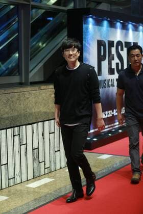 T-ara Eun-Jung,Qri,Real be,Roy Kim,Lee Chang Min,Brown Eyed Girl JeA,Rainbow blaxx,SPICA Yang Ji Won,Nine Muses,FIESTAR and Seo Tai Ji etc. attend the VIP premiere of music drama Peste in Seoul, Korea on 27th July, 2016.(China and Korea Rights Out) 20160728011926