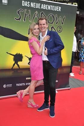 Premiere Shadowland 2 Malte Arkona, Ehefrau Anna-Maria Ankunft Premiere Shadowland 2, das neue Abenteuer im Admiralspalast in Berlin am 28.07.2016