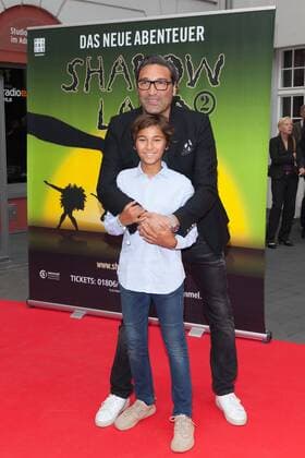Musikproduzent Mousse T. und Sohn Sol - Premiere SHADOWLAND 2 im Admiralspalast in Berlin am 28.07.2016. Premiere SHADOWLAND 2