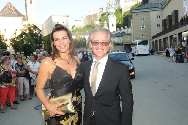 29.7.2016, Sabine Petzl, Dr Gerd Ivanic, Premiere Cosi fan tutte, Felsenreitschule, Salzburger Festspiele,