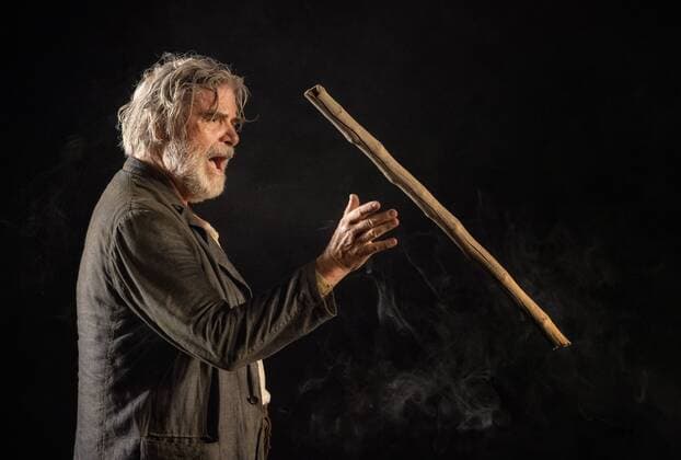 SALZBURGER FESTSPIELE - Der Sturm ( William Shakespeare) - Peter Simonischek als Prospero als der rechtmäßige Herzog von Mailand am 31.07.2016 während der Fotoprobe zur Komödie - Der Sturm ( William Shakespeare) - auf der Perner Insel, Hallein, Österreich