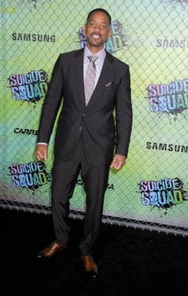 Bilder des Tages Suicide Squad Premiere in New York Will Smith arrives on the red carpet at the world premiere of Suicide Squad at The Beacon Theatre on August 1, 2016 in New York City.  NYP20160801207 DENNISxVANxTINE