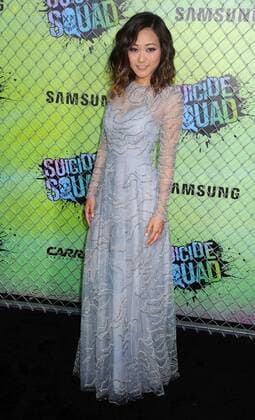Suicide Squad Premiere in New York Karen Fukuhara arrives on the red carpet at the world premiere of Suicide Squad at The Beacon Theatre on August 1, 2016 in New York City.  NYP20160801213 DENNISxVANxTINE