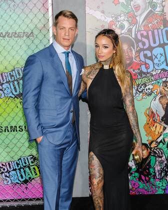 August 1, 2016 - New York, NY, United States - 01 August 2016 - New York, New York - Joel Kinnaman, Cleo Wattenstrom. Suicide Squad World Premiere. Photo Credit: Mario Santoro AdMedia New York United States - ZUMAa123