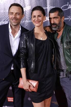 Aleksandar Jovanovic, Christina Hecke und Erdal Yildiz bei der Premiere des Kinofilms Collide im Drive In Autokino. Köln, 01.08.2016 Foto:xC.xHardtx xFuturexImage