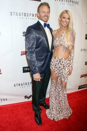 Ian Ziering und Tara Rei, die beiden Schauspieler bei Sharknado 4: The 4th Awakens Filmpremiere am 31.07.2016 in Las Vegas Sharknado 4: The 4th Awakens Film Premiere in Las Vegas, 2016 