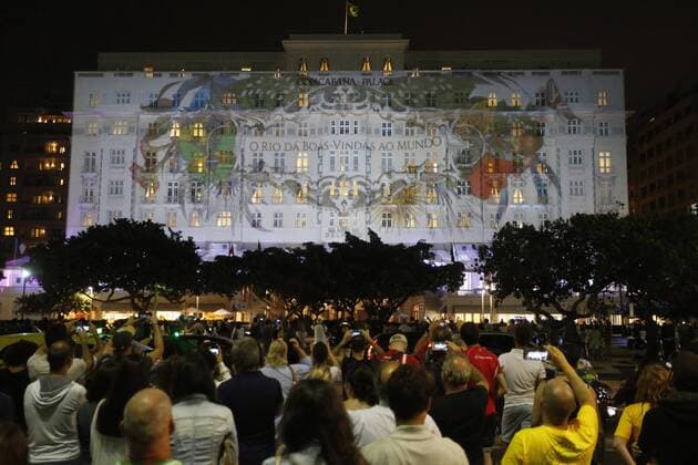 August 2, 2016 - Rio de Janeiro, Brasil - Veranstaltung vor dem Hotel Copacabana Palace - ZUMAgl2_