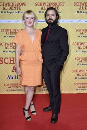 Margarethe Tiese und Daniel Christensen bei der Premiere des Kinofilms Schweinskopf al dente im Mathäser Filmpalast. München, 02.08.2016 Foto:xP.xSchönbergerx xFuturexImage