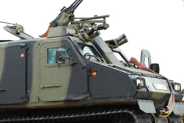 August 28, 2008 - The Bandvagn BvS-10 Viking used by the Dutch Royal Marines during a Field Training Exercise on the beach in Ostend (Oostende), Belgium.  Copyright: LucxDexJaeger StocktrekxImages JAE100242M