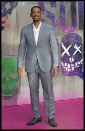 . 03 08 2016. London, United Kingdom. Will Smith arriving for the Suicide Squad premiere in London.  xStephenxLockx xi-Imagesx IIM-13272-0051