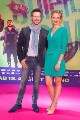 Dirk Stollberg und Anne-Catrin Wahls (ehemals Märzke) - Live Event SUICIDE SQUAD im Cinestar Kino Potsdamer Platz in Berlin am 03.08.2016. Live Event SUICIDE SQUAD