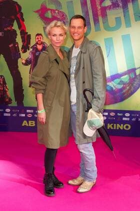 Masha Tokareva mit Mann Vinzenz Kiefer - Live Event SUICIDE SQUAD im Cinestar Kino Potsdamer Platz in Berlin am 03.08.2016. Live Event SUICIDE SQUAD