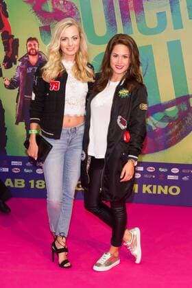Syra Feiser und Angelina Heger - Live Event SUICIDE SQUAD im Cinestar Kino Potsdamer Platz in Berlin am 03.08.2016. Live Event SUICIDE SQUAD