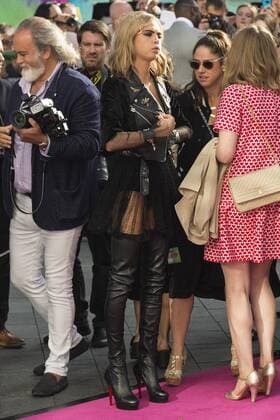 August 3, 2016 - London, London, UK - CARA DELEVIGNE attends the Suicide Squad UK Film Premiere London, UK. London UK  - ZUMAl94_
