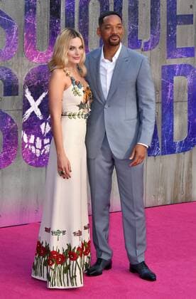 . 03 08 2016. London, United Kingdom. Margot Robbie, Will Smith attend Suicide Squad UK film premiere.  xNilsxJorgensenx xi-Imagesx IIM-13276-0024
