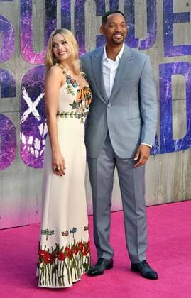 . 03 08 2016. London, United Kingdom. Margot Robbie, Will Smith attend Suicide Squad UK film premiere.  xNilsxJorgensenx xi-Imagesx IIM-13276-0028