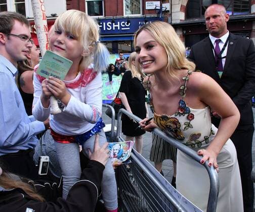 . 03 08 2016. London, United Kingdom. Margot Robbie attends Suicide Squad UK film premiere.  xNilsxJorgensenx xi-Imagesx IIM-13276-0057