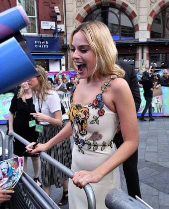 . 03 08 2016. London, United Kingdom. Margot Robbie attends Suicide Squad UK film premiere.  xNilsxJorgensenx xi-Imagesx IIM-13276-0059