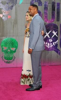 American actress Margot Robbie and actor Will Smith attending the European Premiere of Suicide Squad at London s Odeon Leicester Square. AUGUST 3rd 2016  MESx162568