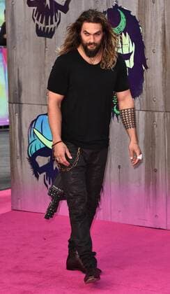 European Premiere of Suicide Squad London, UK. Jason Momoa at the European Premiere of Suicide Squad at the Odeon Leicester Square, London on August 3rd 2016 LMK392-60941-040816 