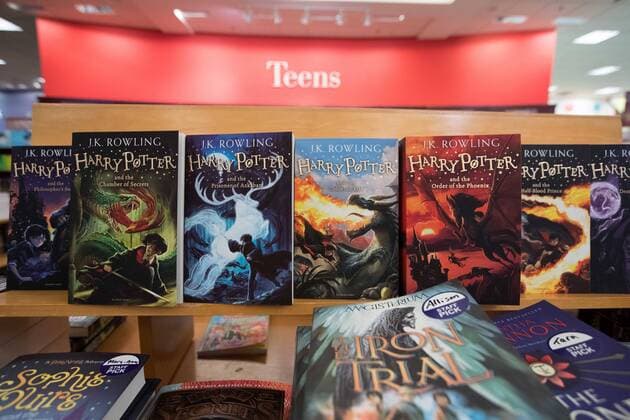 August 4, 2016 - Kingston, Ontario, Canada - Several Harry Potter books are on display at Chapters in Kingston, Ont., on Aug. 4, 2016. Kingston Canada - ZUMAh140