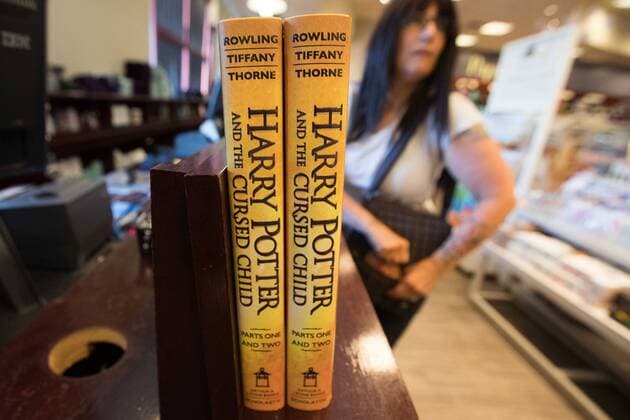 August 4, 2016 - Kingston, Ontario, Canada - Several new Harry Potter and The Cursed Child books are on display at Chapters in Kingston, Ont., on Aug. 4, 2016. Kingston Canada - ZUMAh140