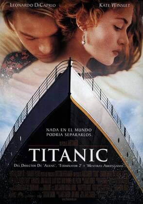 Titanic is a 1997 American epic romantic disaster film directed, written, co-produced, co-edited and partly financed by James Cameron. A fictionalized account of the sinking of the RMS Titanic, it stars Leonardo DiCaprio and Kate Winslet as members of different social classes who fall in love aboard the ship during its ill-fated maiden voyage. WHA  !ACHTUNG AUFNAHMEDATUM GESCHÄTZT! Copyright: WHA UnitedArchivesWHA_047_0686