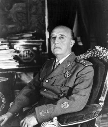 Francisco Franco Bahamonde (1892 – 1975) dictator of Spain from 1939 to his death in 1975 WHA  !ACHTUNG AUFNAHMEDATUM GESCHÄTZT! Copyright: WHA UnitedArchivesWHA_054_0988