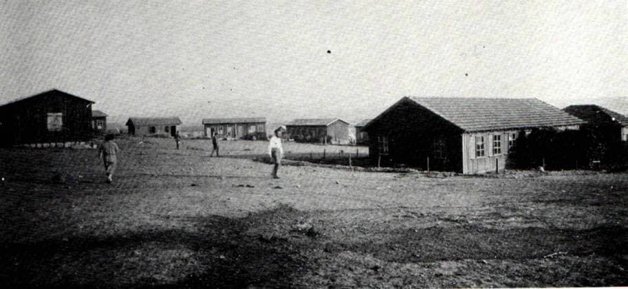 Photograph of Beit Alpha Kibbutz near the Gilboa ridge. Founded by Hashomer Hatzair. Dated 1925 WHA  !ACHTUNG AUFNAHMEDATUM GESCHÄTZT! Copyright: WHA UnitedArchivesWHA_055_0233