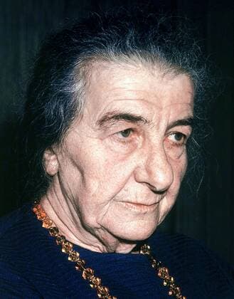 Photograph of Golda Meir (1898-1978) politician and the fourth Prime Minister of Israel. Photographed as Foreign Minister. Dated 1964 WHA  !ACHTUNG AUFNAHMEDATUM GESCHÄTZT! Copyright: WHA UnitedArchivesWHA_055_0365