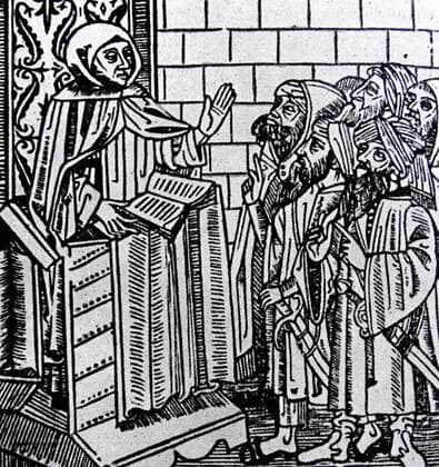 IMAGO Cultures of the world, Zapotec Kultur in Mexiko 16th century Spanish woodcut of Zapotec Indians converting to Christianity; Mexico WHA  !ACHTUNG AUFNAHMEDATUM GESCHÄTZT! Copyright: WHA UnitedArchivesWHA_076_0051