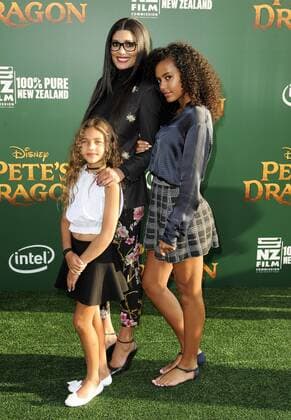 Rachel Roy, daughters Tallulah Ruth Dash & Ava Dash PETE S DRAGON FILM PREMIERE Hollywood Patrick Rideaux PicturePerfect