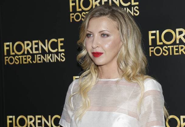 Nina Arianda arrives on the red carpet at the Florence Foster Jenkins New York Premiere at AMC Loews Lincoln Square 13 Theater on August 9, 2016 in New York City.  NYP20160809126 JOHNxANGELILLO