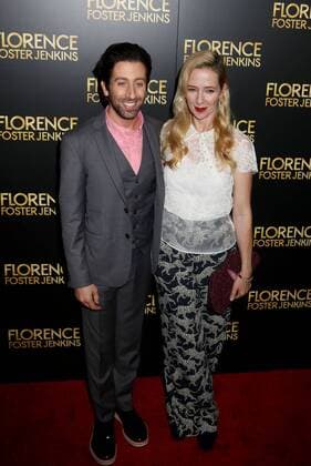 August 9, 2016 - New York, New York, U.S. - Actor SIMON HELBERG and JOCELYN TOWNE attend the New York premiere of Florence Foster Jenkins held at AMC Loews Lincoln Square. New York U.S. - ZUMAk03_