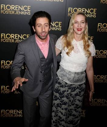 August 9, 2016 - New York, New York, U.S. - Actor SIMON HELBERG and JOCELYN TOWNE attend the New York premiere of Florence Foster Jenkins held at AMC Loews Lincoln Square. New York U.S. - ZUMAk03_