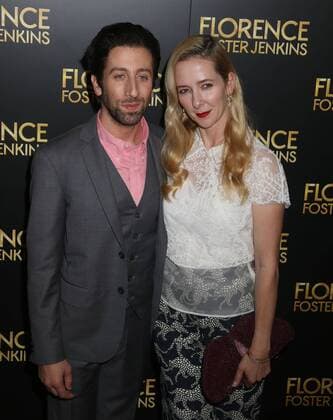 August 9, 2016 - New York, New York, U.S. - Actor SIMON HELBERG and JOCELYN TOWNE attend the New York premiere of Florence Foster Jenkins held at AMC Loews Lincoln Square. New York U.S. - ZUMAk03_