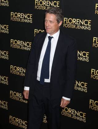 August 9, 2016 - New York, New York, U.S. - Actor HUGH GRANT attends the New York premiere of Florence Foster Jenkins held at AMC Loews Lincoln Square. New York U.S. - ZUMAk03_