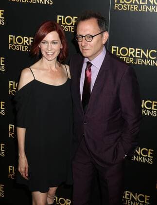 August 9, 2016 - New York, New York, U.S. - Actors CARRIE PRESTON and MICHAEL EMERSON attend the New York premiere of Florence Foster Jenkins held at AMC Loews Lincoln Square. New York U.S. - ZUMAk03_