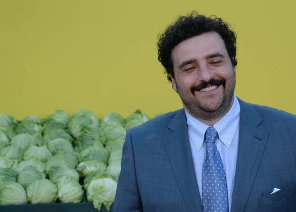 Cast member David Krumholtz, the voice of Lavish in the animated motion picture comedy Sausage Party attends the premiere of the film at the Regency Village Theatre in the Westwood section of Los Angeles on August 9, 2016. Storyline: A sausage strives to discover the truth about his existence.  LAP2016080926 JIMxRUYMEN