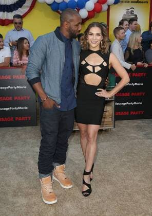 August 9, 2016 - Westwood, CA, United States - 09 August 2016 - Westwood, California - Stephen Boss, tWitch, Allison Holker. Sausage Party Los Angeles Premiere held at Regency Village Theatre. Photo Credit: Sammi AdMedia Westwood United States - ZUMAa123