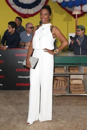 August 9, 2016 - Westwood, CA, United States - 09 August 2016 - Westwood, California - Aisha Tyler. Sausage Party Los Angeles Premiere held at Regency Village Theatre. Photo Credit: Sammi AdMedia Westwood United States - ZUMAa123