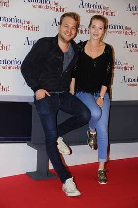 Ben Münchow und Farina Flebbe Premiere Antonio, ihm schmeckt«s nicht Mathäser Filmpalast Kino, Film, Fernsehen Muenchen 10. August 2016