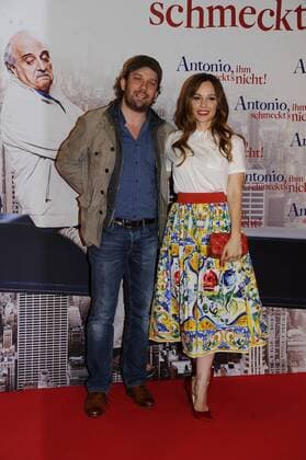 Mina Tander und Christian Ulmen Premiere Antonio, ihm schmeckt«s nicht Mathäser Filmpalast Kino, Film, Fernsehen Muenchen 10. August 2016
