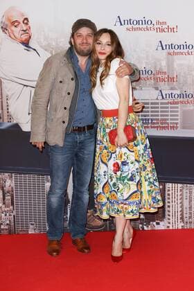 Christian Ulmen, Mina Tander, Filmpremiere Antonio ihm schmeckts nicht im Mathaeser Filmpalast in Muenchen am 10.08.2016