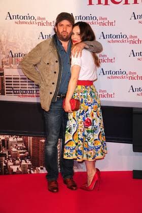Christian Ulmen und Mina Tander, die beiden Hauptdarsteller bei der Premiere vom Kinofilm Antonio, ihm schmeckt s nicht! am 10.08.2016 in München Antonio, ihm schmeckts nicht Filmpremiere in Muenchen, 2016 