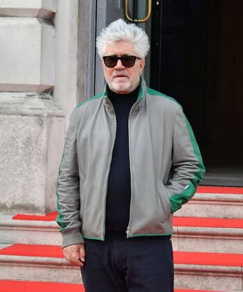 . 10 08 2016. London, United Kingdom. Pedro Almodovar at Julieta UK film premiere. Renowned director Pedro Almodovar introduces screening of his latest film, a drama about a woman on the verge of madness who decides to confront the most difficult elements in her life. Somerset House, London  xNilsxJorgensenx xi-Imagesx IIM-13293-0004