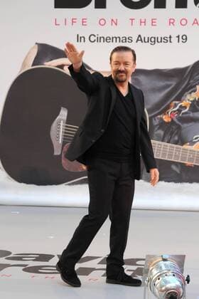 David Brent: Life On The Road Filmpremiere in London English actor and comedian Ricky Gervais attending the David Brent: Life On The Road premiere, held at London s Odeon Cinema Leicester Square. AUGUST 10th 2016  TSTx162633
