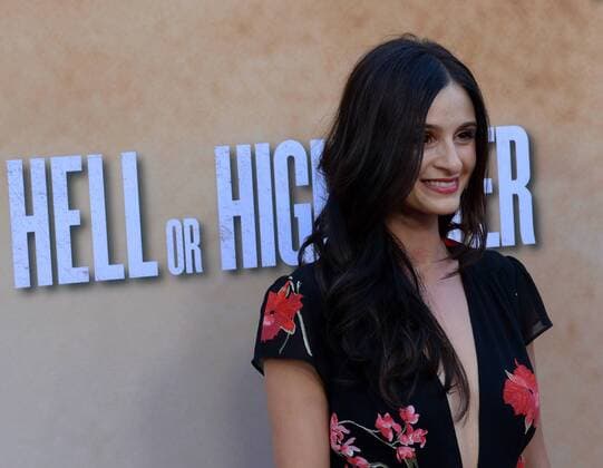 Cast member Melanie Papalia attends the premiere of the motion picture crime drama Hell or High Water at the ArcLight Cinema Dome in the Hollywood section of Los Angeles on August 10, 2016. Storyline: A divorced dad and his ex-con brother resort to a desperate scheme in order to save their family s farm in West Texas.  LAP2016081022 JIMxRUYMEN
