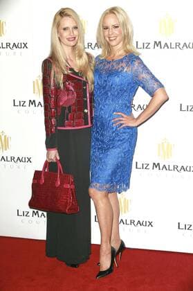 Mirja du Mont und Isabel Edvardsson bei der Modenschau von Liz Malraux Couture Herbst Winter 2016 im Hotel Atlantic Kempinski. Hamburg, 10.08.2016 Foto:xgbrcix xFuturexImage